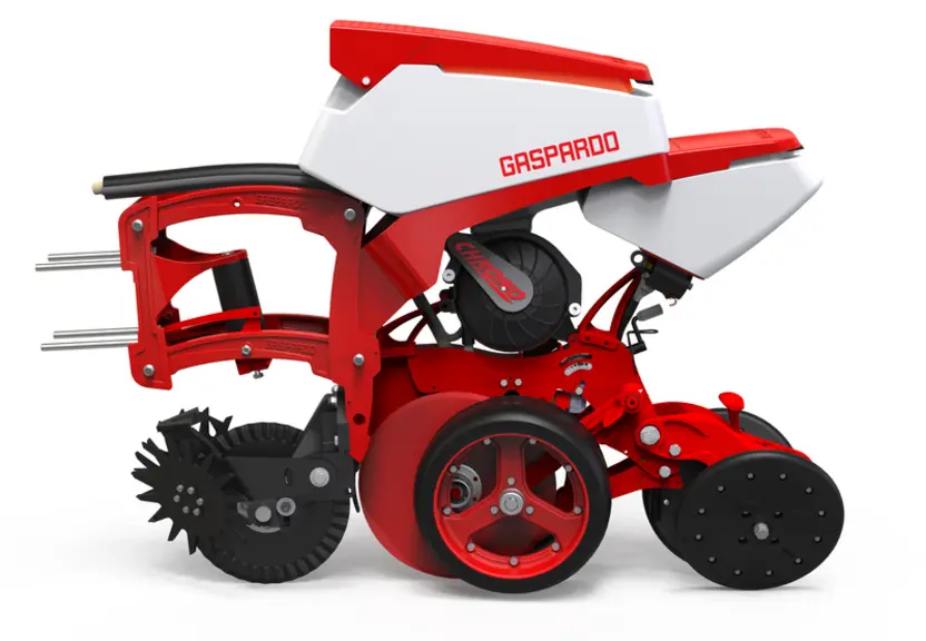L'élément semeur Chrono de Maschio Gaspardo est conçu pour travailler à 15 m/h. © Maschio Gaspardo