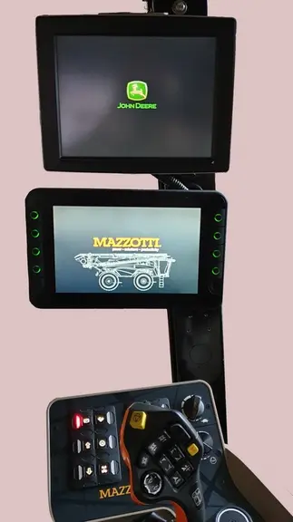 Les pulvérisateurs automoteurs Mazzotti MAF reçoivent le monolevier John Deere, le terminal Tera 10 et une console GreenStar de génération 4 (4240 ou