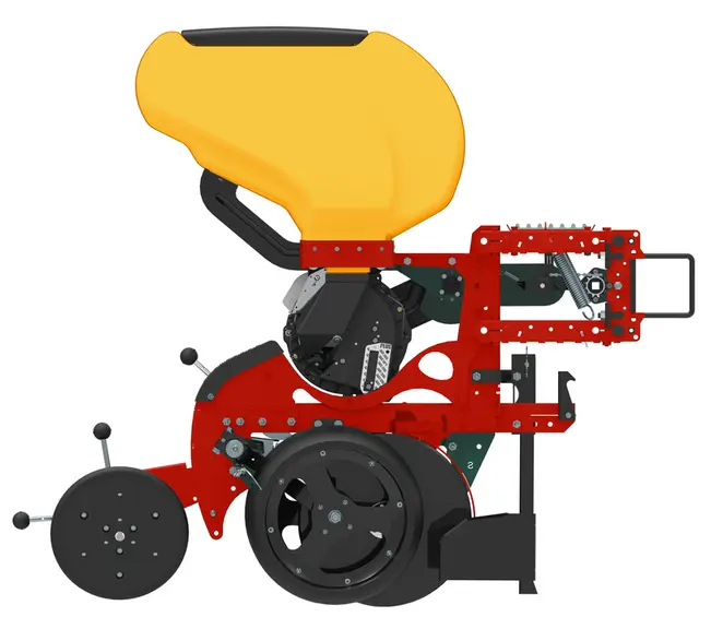 Le nouvel élément semeur MS8000 Evo de MaterMacc peut appliquer une pression jusqu'à 135 kg, autorisant une vitesse plus élevée.