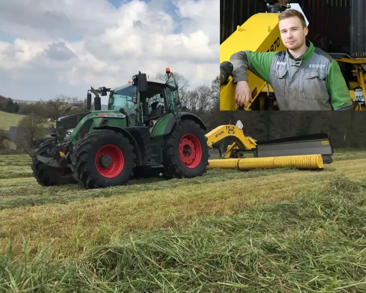 La Cuma du Gouet dans les Côtes-d'Armor a optimisé la récolte dans l'ensilage en adoptant un andaineur à tapis regroupant l'herbe d'un combiné de fauc
