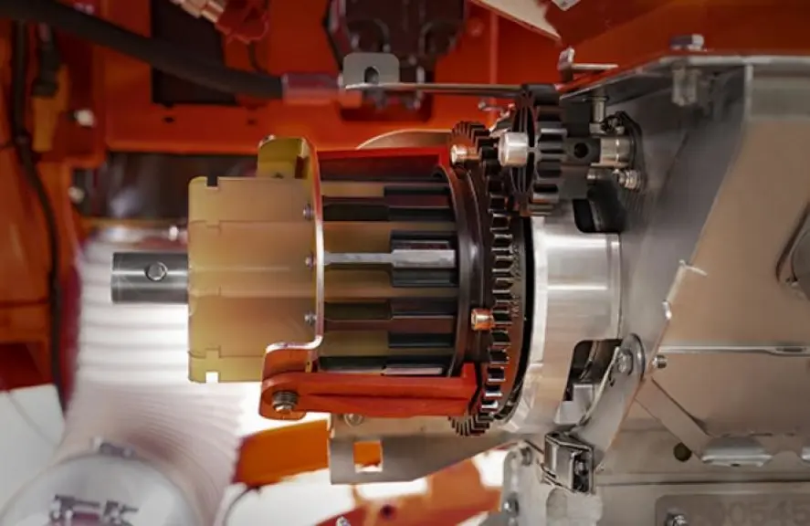 Le Combiné de semis Kuhn Venta 320 dispose d'un doseur à entraînement électrique.