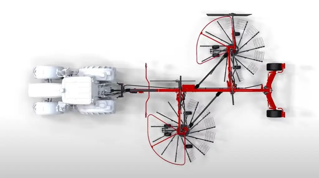 Le nouvel andaineur Star 860/26 T de Sip peut travailler en simple ou double andain.