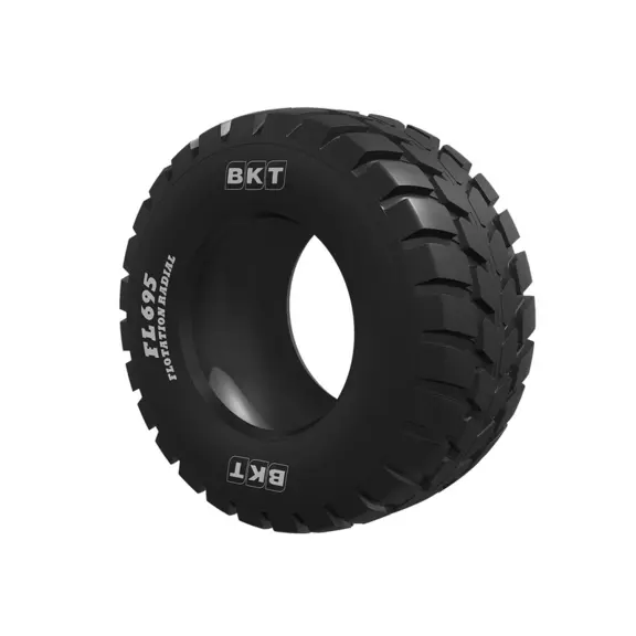 Le pneumatique agro-industriel FL 695 de BKT est pour le moment proposé en dimension 650/55 R 26.5.