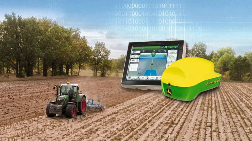 Le système de guidage intégré TIM AutoTrac de John Deere fonctionne avec un terminal universel Gen4 (4240 ou 4640) et un récepteur StarFire 6000 ou 70
