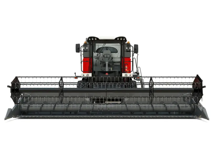 Les moissonneuses-batteuses MF Activa 7343 et 7344 disposent de barres de coupe standard jusqu'à 7,60 m et à tapis jusqu'à 6,20 m.