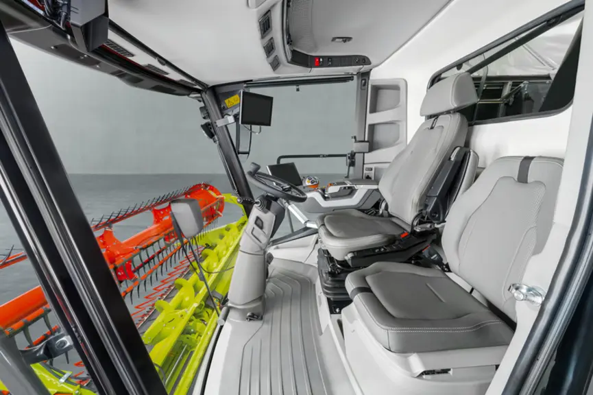 Les moissonneuses-batteuses Claas Lexion héritent de la cabine des TRion.