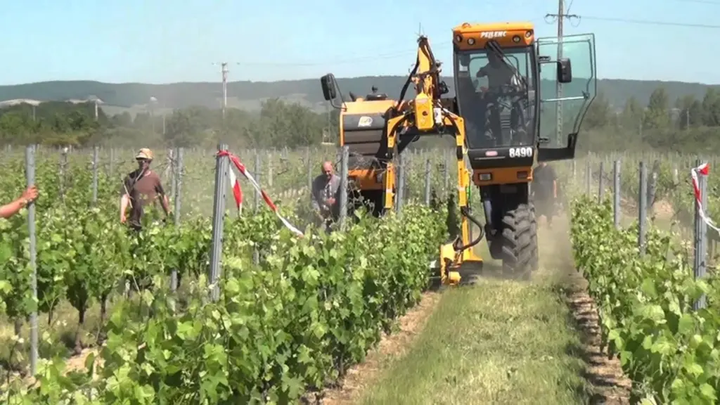 Certaines épampreuses proposent quatre rotors pour un débit de chantier plus important © Ferrand Viticulture