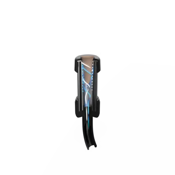 DeLaval fait appel comme Boumatic et Sac, à un gobelet dédié au nettoyage.