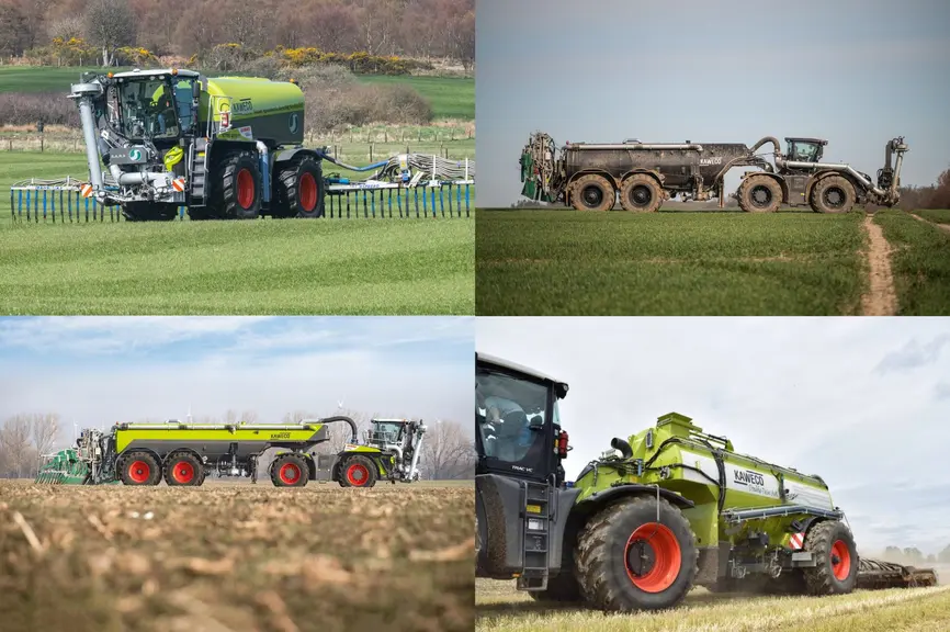 Kaweco propose une large gamme de tonnes portées (16 m3) ou semi-portées par un col de cygne (21, 24,5, 28 ou 30 m3) à destination des Xerion.