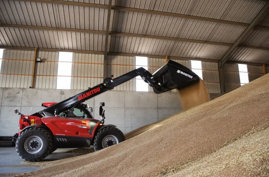 MLT NewAg XL au chargement de blé