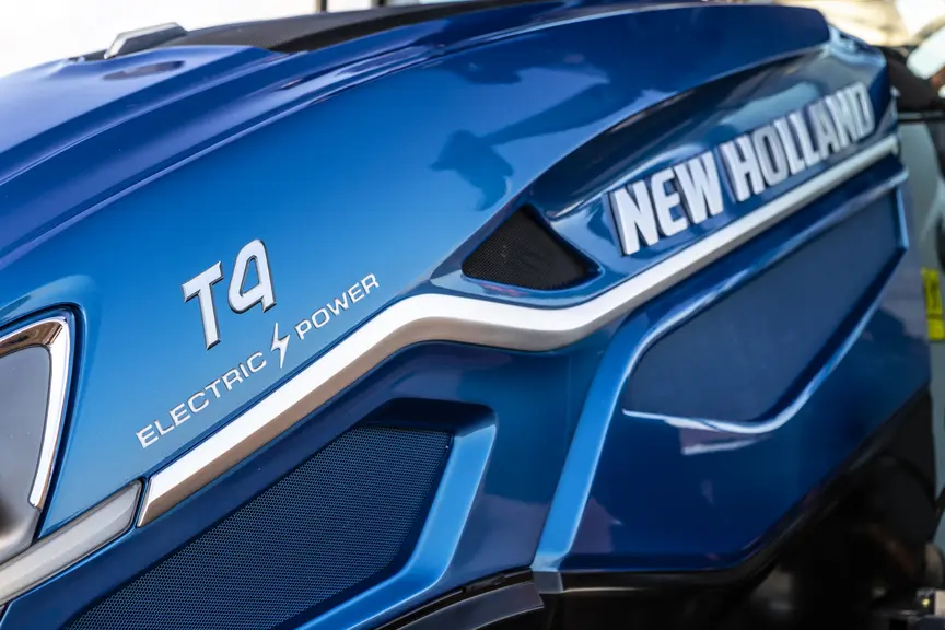 Le tracteur New Holland T4 Electric Power fait suite au rachat de Monarch il y a près de deux ans..