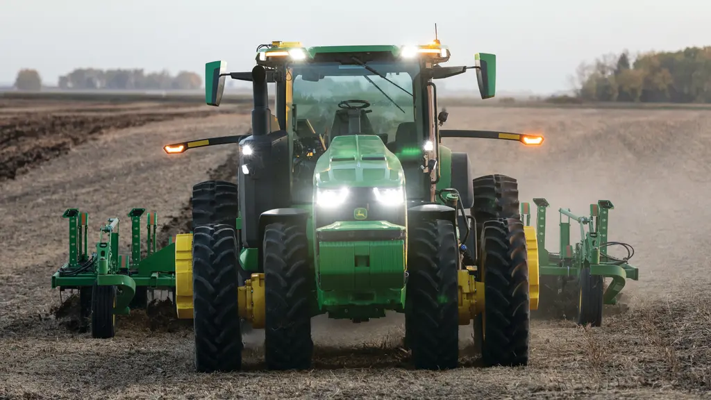 John Deere a dévoilé au salon de l'innovation électronique CES à Las Vegas son tracteur autonome d'ors et déjà disponible à la vente.