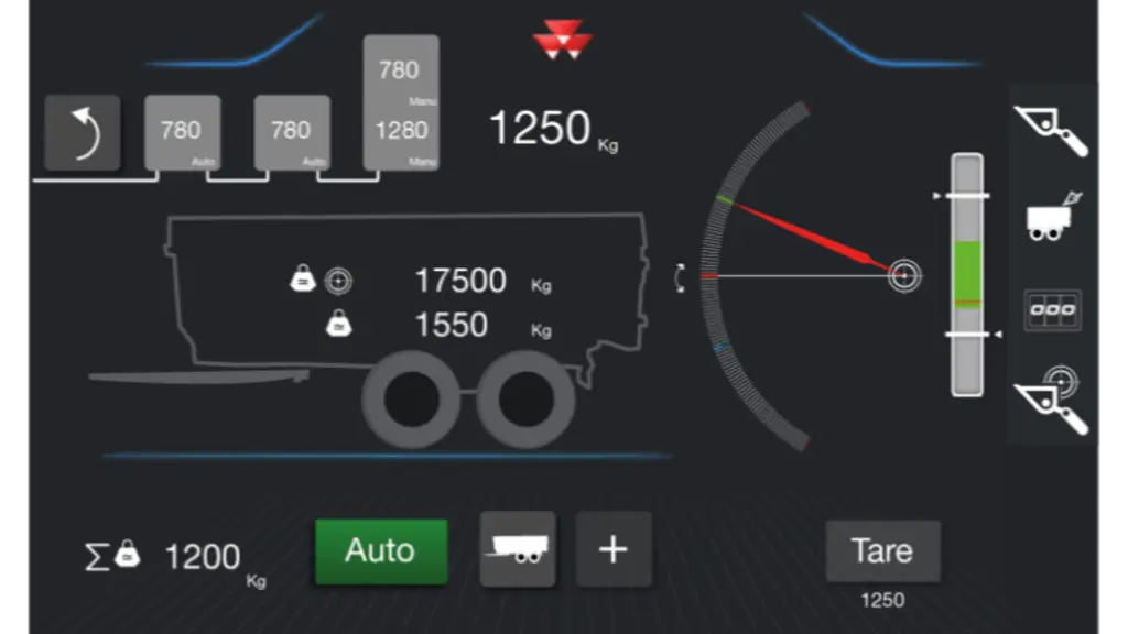 Terminal à écran tactile Datatronic 5 de Massey Ferguson