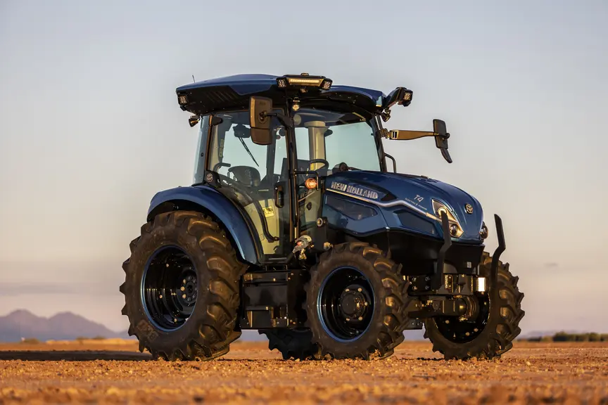 New Holland dévoile un tracteur électrique : le T4 Electric Power.