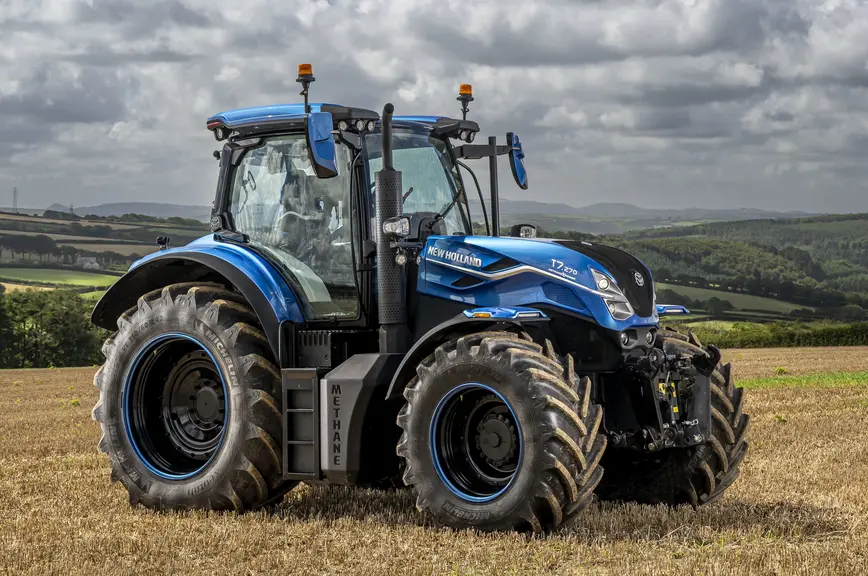 En liquifiant le biométhane, New Holland augmente l'autonomie des tracteurs et permet de développer l'offre Methane Power avec un modèle de 270 ch.