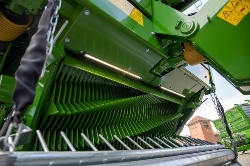 La remorque autochargeuse Repex de Bergmann dispose d'un rotor de 750 mm