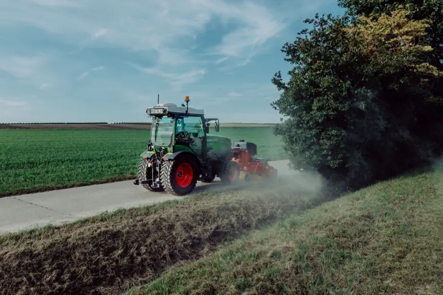 Le pneumatique TM1 Eco Power développé par Trelleborg se destine aux tracteurs électriques, comme le e107 V Vario de Fendt.