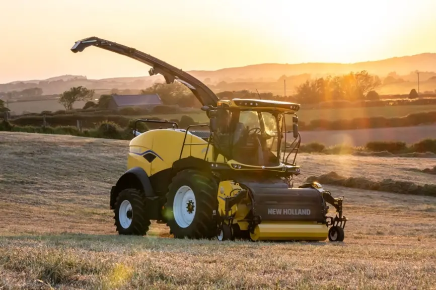 La génération 2024 d'ensileuses New Holland FR intègre un ventilateur réversible.