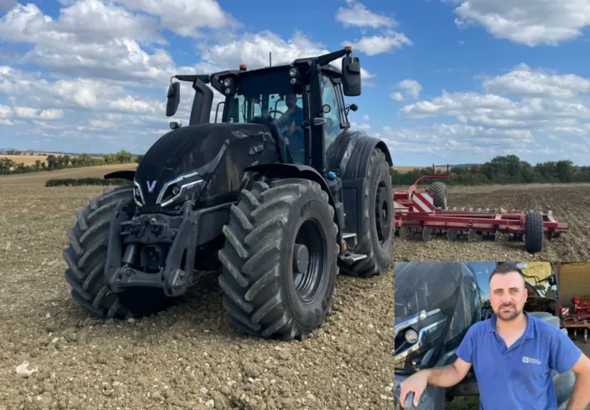 Kevin Le Vouedec : «Le Valtra Q305 est un tracteur très polyvalent, à l’aise en traction comme sur la route.»