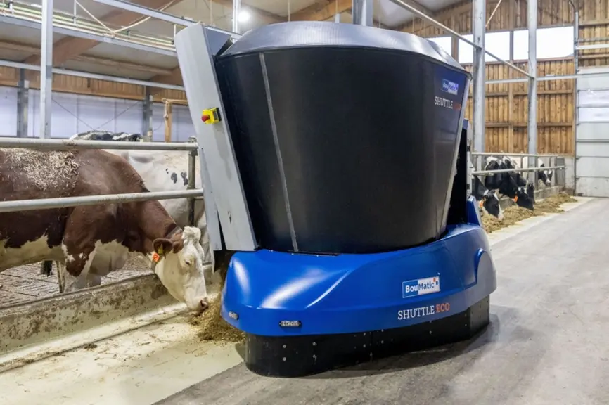 Boumatic lance le robot d'alimentation Shuttle Eco. 