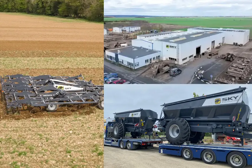 L'usine de Fontenay-sur-Eure du groupe Burel continuera à produire les épandeurs d'engrais traînés Sky Agriculture et intègrera la production des scal
