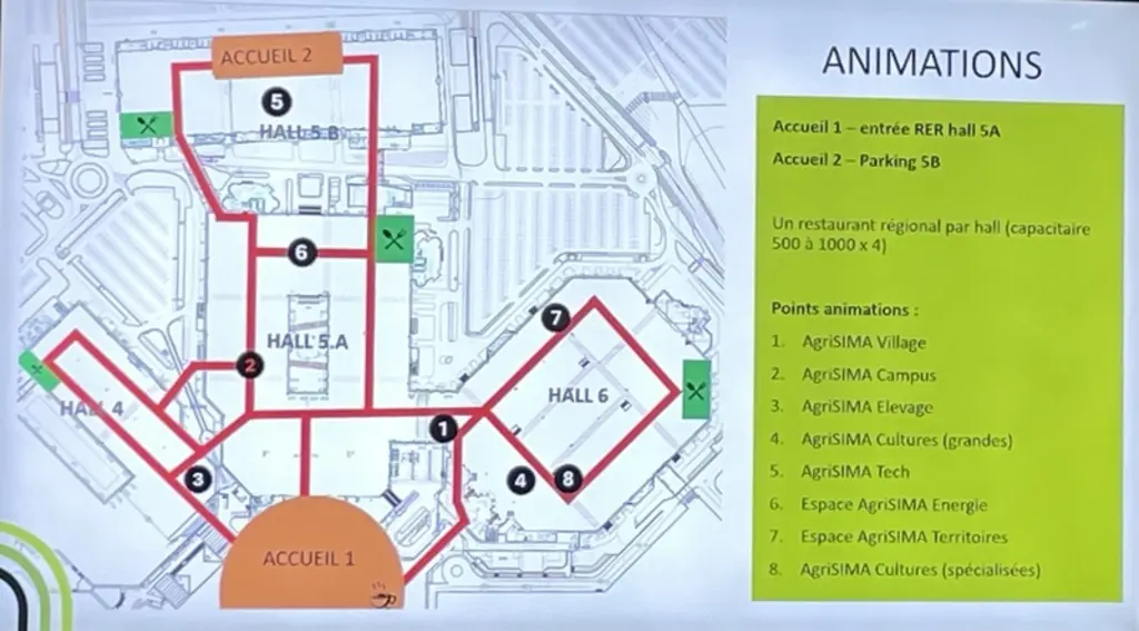 <em class="placeholder">L'organisation des halls du salon AgriSima 2026</em>