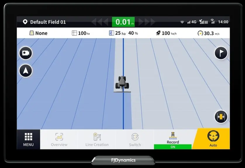 <em class="placeholder">Console de guidage FJDynamics avec écran tactile couleur de 12,1 pouces</em>