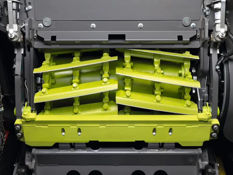 <em class="placeholder">Vue du rotor hacheur V-Flex de l'ensileuse Jaguar 1000</em>