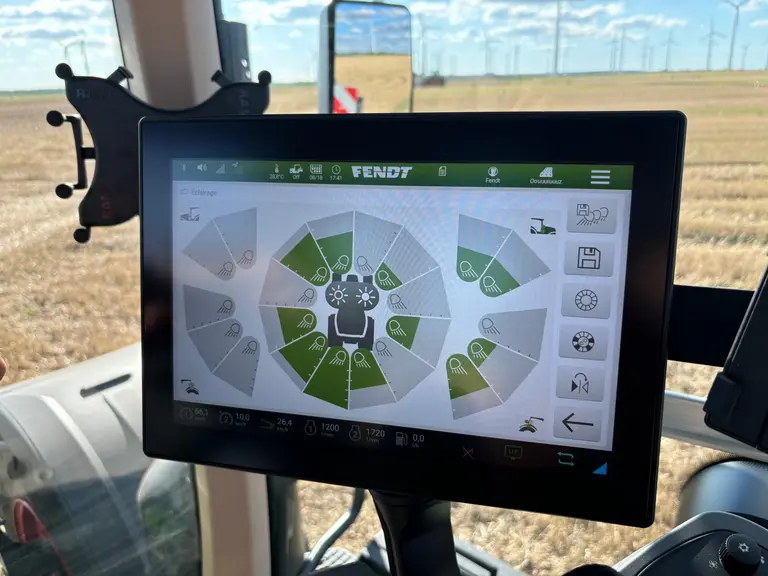 terminal menu éclairage Fendt 800 VarioDrive Gen5.