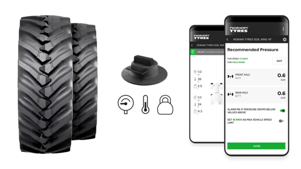 <em class="placeholder">Système Nokian pour le contrôle de la pression des pneumatiques agricoles</em>