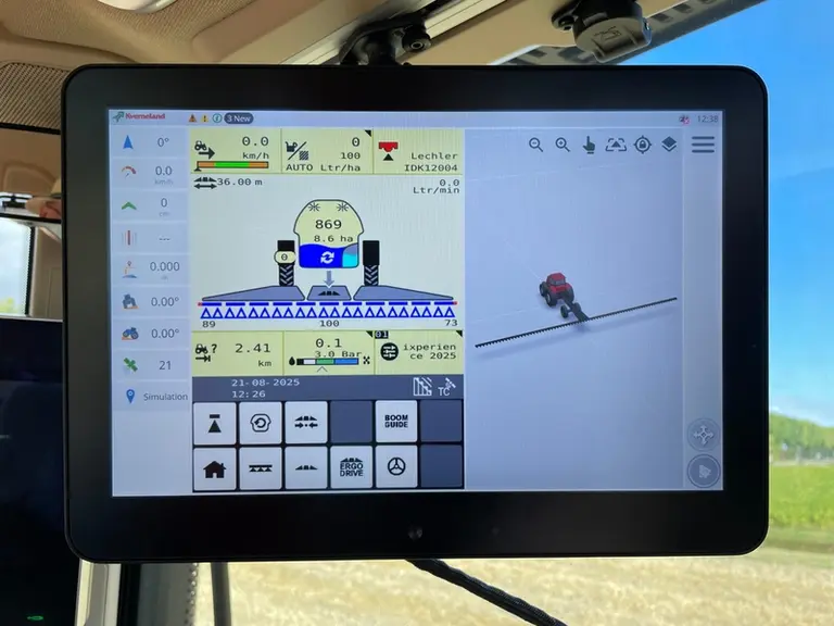 Terminal Isobus Kverneland Tellus 1200