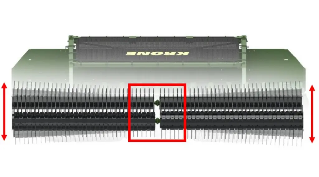 Andaineur à tapis Krone Swativo T 1040 Pro