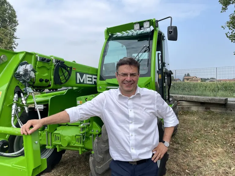<em class="placeholder">Laurent Ménard, directeur général de Merlo France</em>