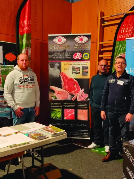 Les membres de l’association sont intervenus au sein des établissements scolaires de Saint-Pourçain-sur-Sioule. Ici lors du forum des métiers à la cit