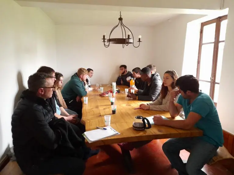 Des moments de convivialité et d’échanges en fin d’après-midi, offerts par les Jeunes Agriculteurs de l’Allier.