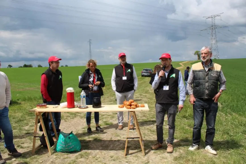 Élus et techniciens de la Chambre d’agriculture de l’Allier ont encadré la manifestation et apporté leurs conseils.