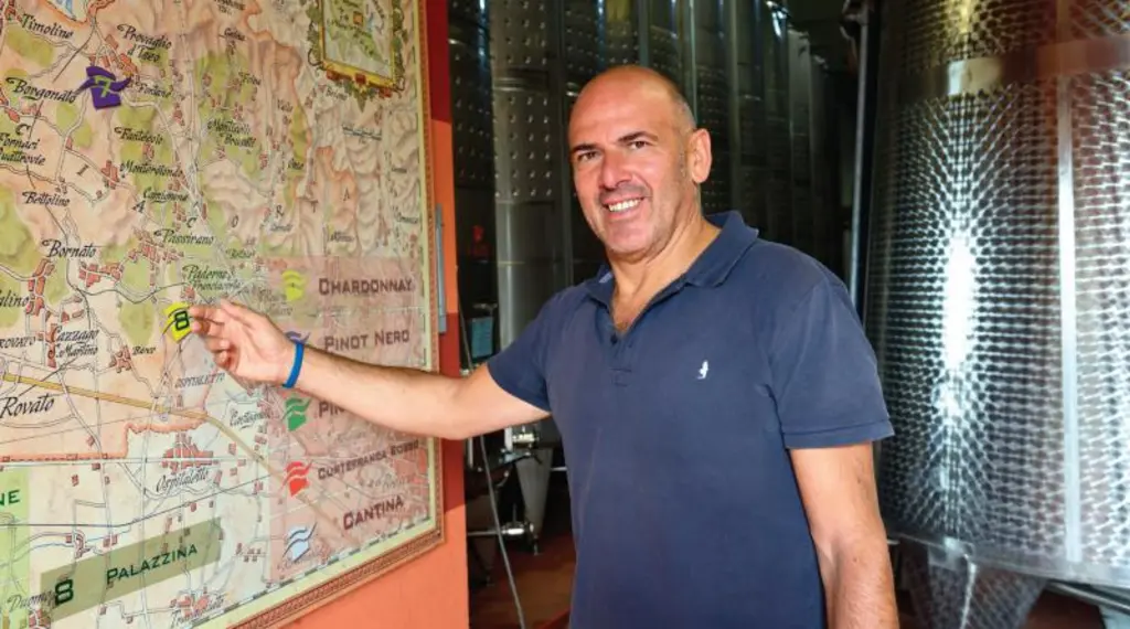 Le territoire de Franciacorta en Lombardie où Mario Falcetti dirige le domaine viticole Quadra a été durement frappé par le virus.