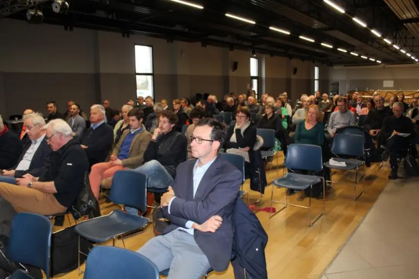 Un nombreux public dont Yannick Martinet,  Président du comité technique Départemental de l’Allier
se félicite : « Cette réunion a été l’occasion d’é