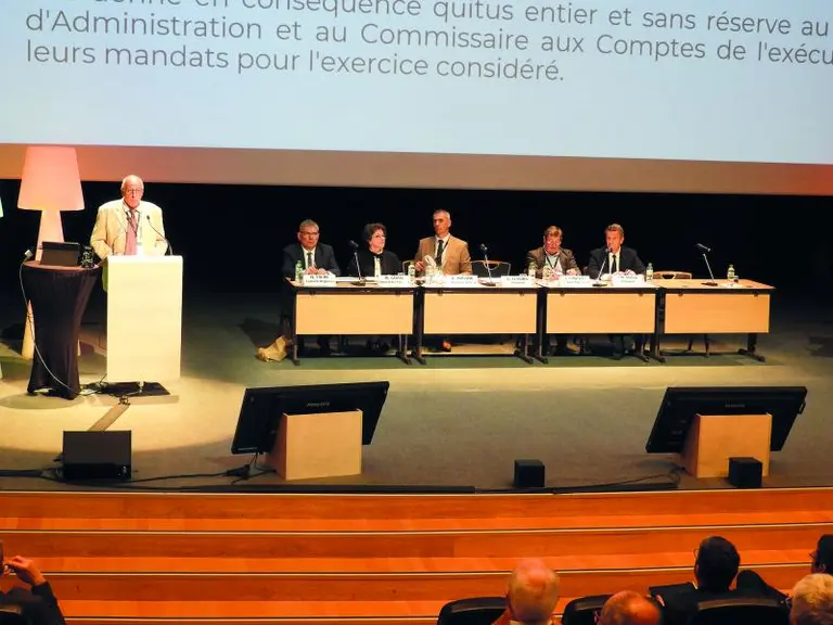 Gilles Flandin, président de la Safer AuRA a souligné l’importance de renforcer le rôle de la structure face aux enjeux d’avenir des échanges fonciers