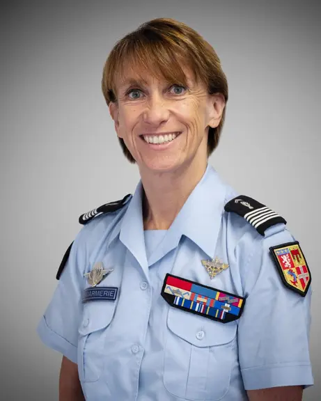 Colonelle Isabelle Oréfice, commandant du groupement de gendarmerie départementale de l’Allier.