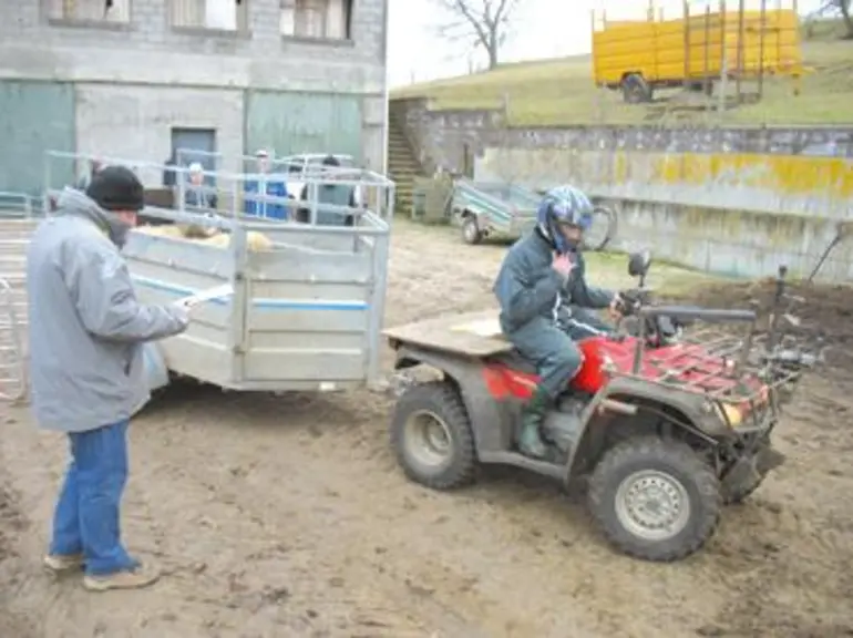 Le pilotage de quad.