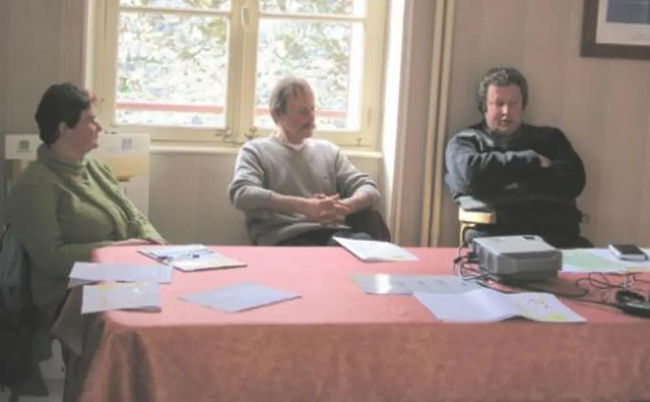 Daniel Bellaigue délégué de la section Bourg Lastic-Herment (à droite), avec Michel Vergnol, délégué de la section de Tauves, invité à participer aux