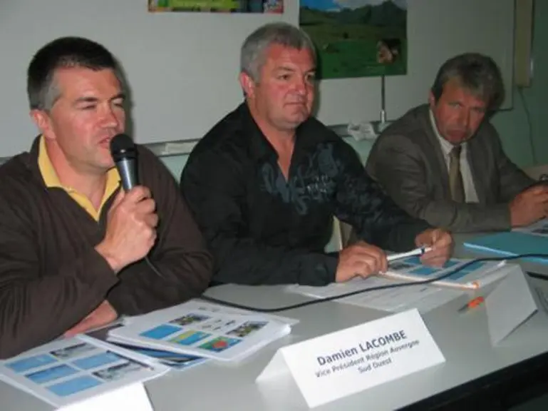 Daniel Lacombe, Gérard Chantel et François Iches