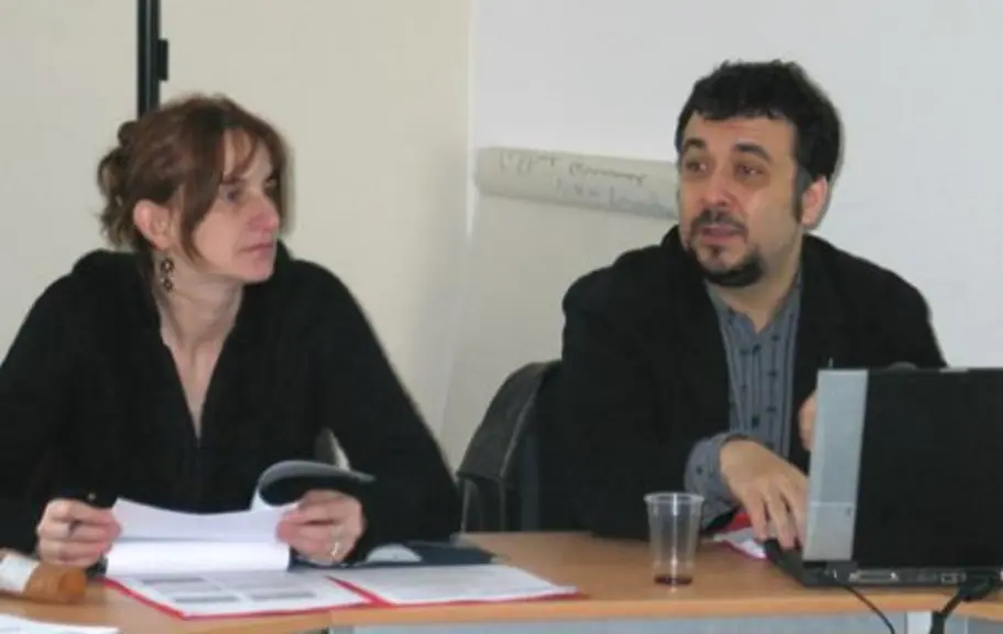 Michèle Delesvaux, présidente de la Fédération régionale ovine et Bertrand Bouffartigues, directeur de la Fédération nationale ovine.