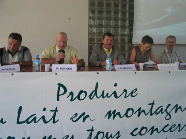 Les représentants des organisations professionnelles agricoles ont exprimé leur foi en l’avenir de la production laitière et leur volonté d’accompagne