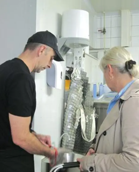 A la boucherie Taillandier, Franck faisait découvrir la filière et son métier.
