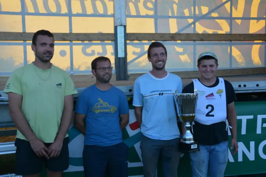 Les quatre finalistes qui iront en Bretagne : Sébastien Dallot, Romain Ageorges, Laurent Blanchet et Alexandre Mazeaud.