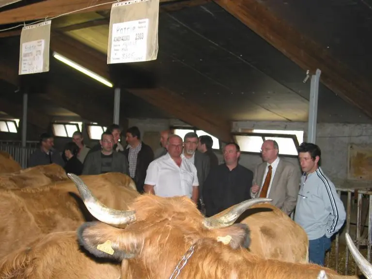 Le 28 février, Gilbert Bros avait convié Klaus-Dieter Borchardt (à droite), directeur adjoint du cabinet du Commissaire européen à l’Agriculture, sur