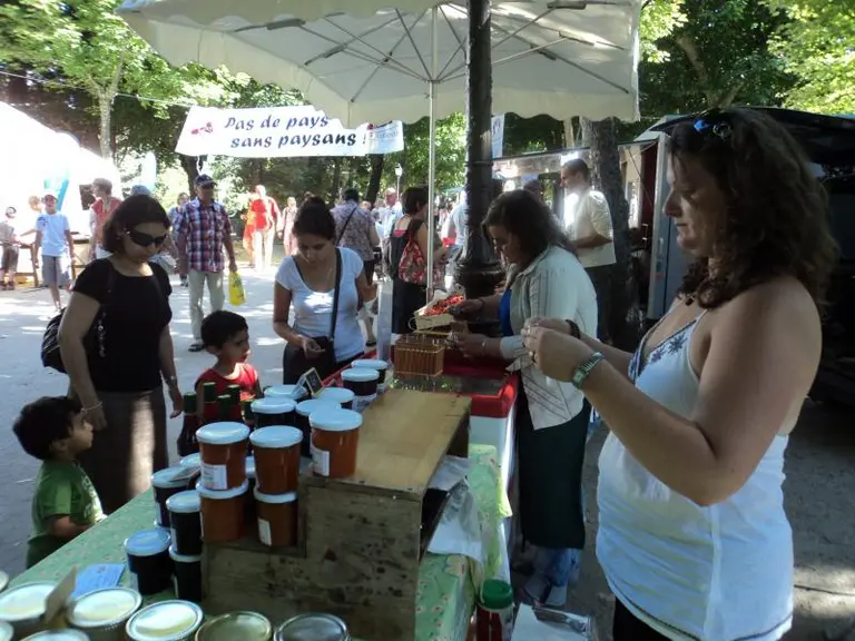 Succès fou pour les produits fermiers.