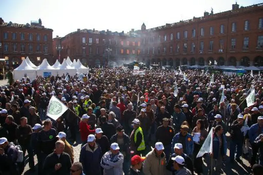 Manifestation à Toulouse.